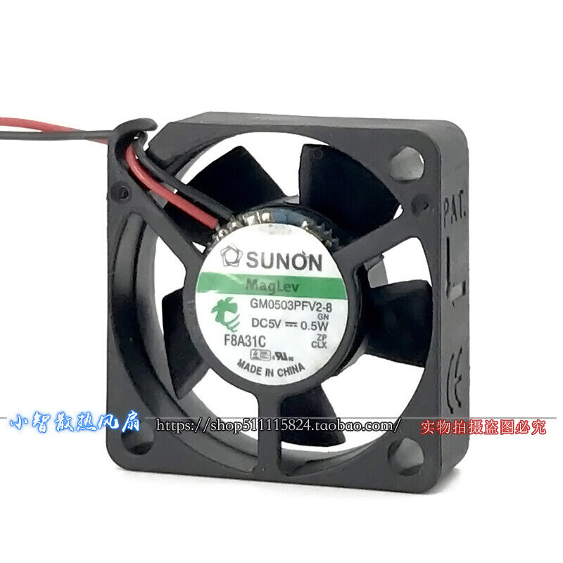 new Sunon 30mm x 10mm Fan 5V DC 2 Pin GM0503PFV2-8