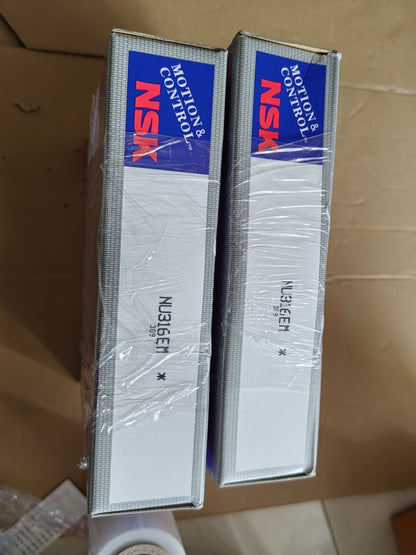 1PC NSK NU 316 EM Cylindrical Roller Bearings 80x170x39mm