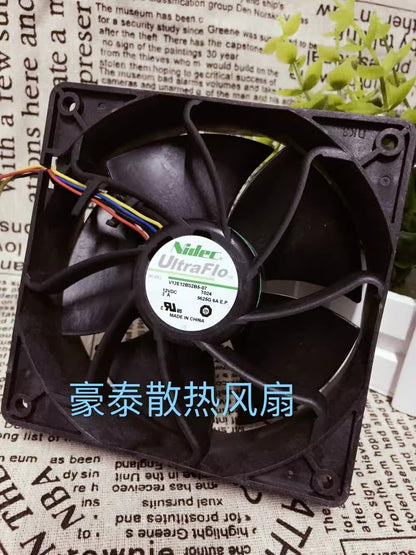 NIDEC V12E12BS2B5-07 12038 DC12V 3A 12CM 4-Wire Server Cooling Fan