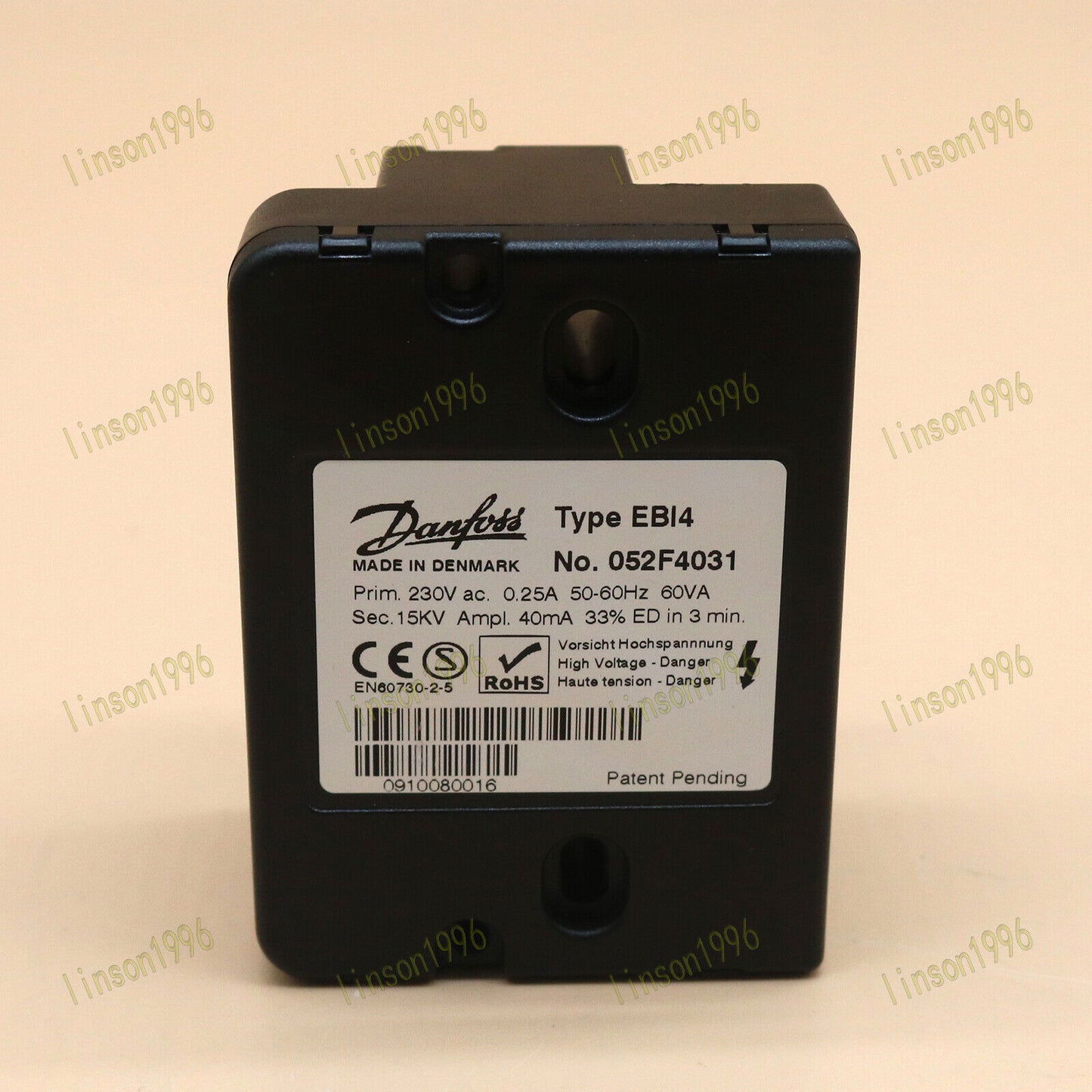 Danfoss EBI4 052F4031 Transformer for burner spots - DANFOSS