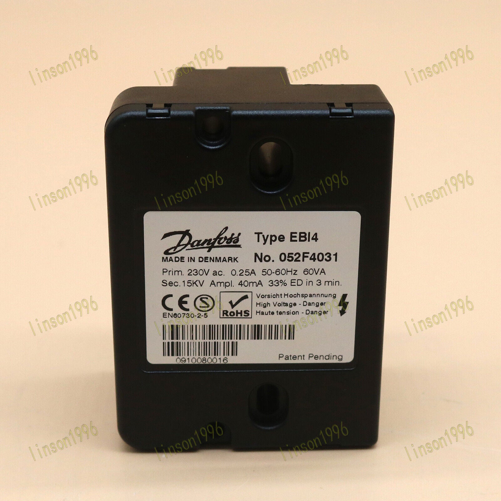 new 1PC  Danfoss EBI4 052F4031 Lgnition Transformer For burner spot stocks Danfoss