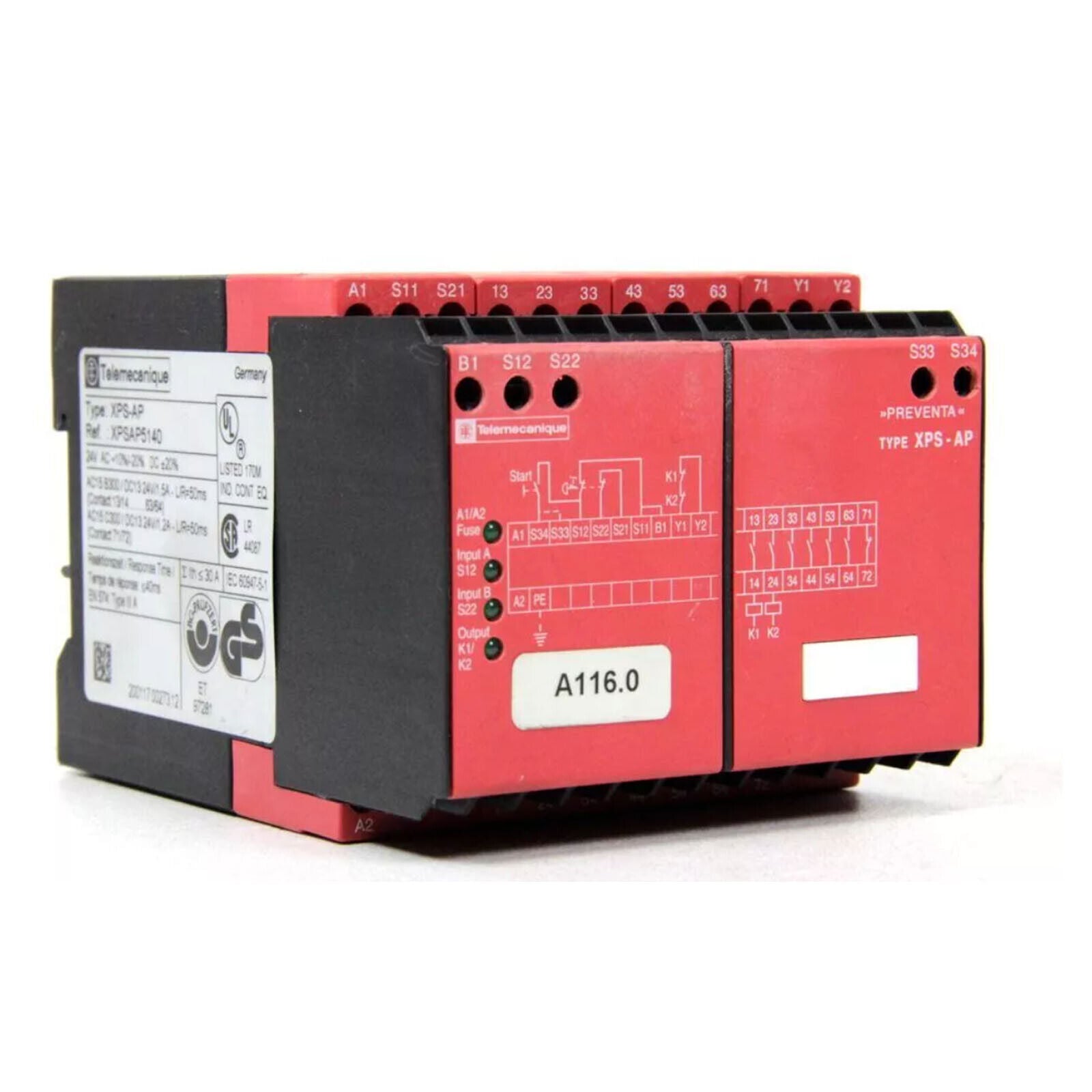 new Telemecanique XPSAP5140 Safety Relay Monitor