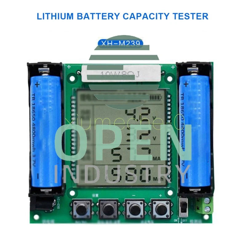 Lithium Battery 18650 Capacity Tester Module Digital Measurement High Precision