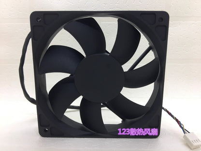 ADDA AD1212UB-A7BGL 12025 DC12V 0.5A 4-Wire PWM Cooling Fan