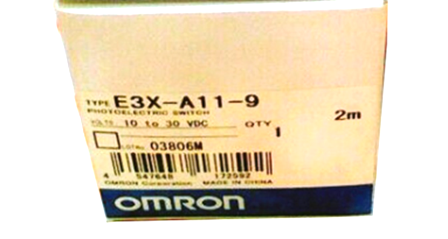 OMRON E3X-A11-9 Photoelectric Switch - Reliable Switching Component for industrial automation - OMRON