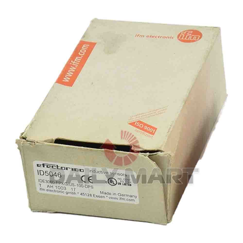 new In Box IFM ID5046 IDE3060-FPKG/US-100-DPS Proximity Switch Sensor - IFM