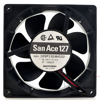 1pcs Sanyo 109P1324H102 24V 0.41A 12038 12CM cooling fan