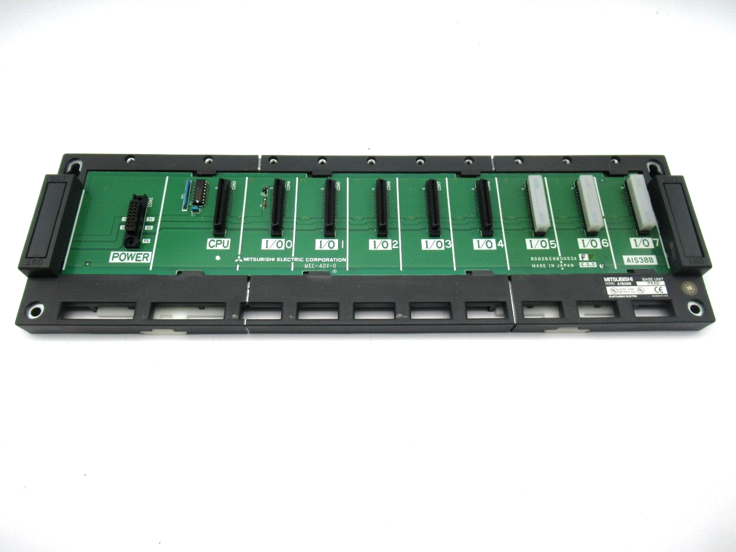 new Mitsubishi Electric A1S38B Rack Base Unit 8 CPU & Power Supply Slots - MITSUBISHI ELECTRIC
