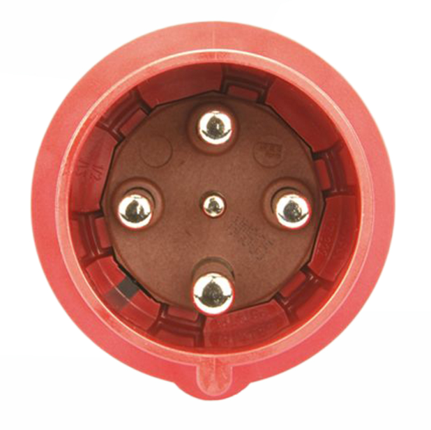 1PCS  MENNEKES TYP:3252 TYP3252 IP44 400V 4P 63A INDUSTRIAL PLUG