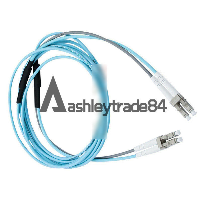 new 100M 10G OM3 Armored Cable Fiber Patch Cord LC to LC 3.0mm MM 50/125 Duplex