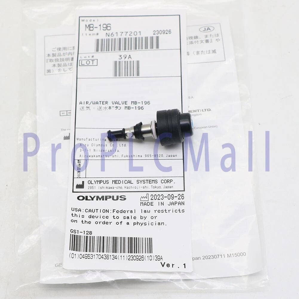 MB-196 air/water valve for 100 series flexible endoscope 1PCS x1