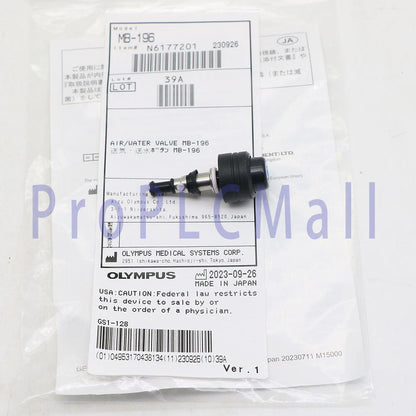 MB-196 air/water valve for 100 series flexible endoscope 1PCS x1