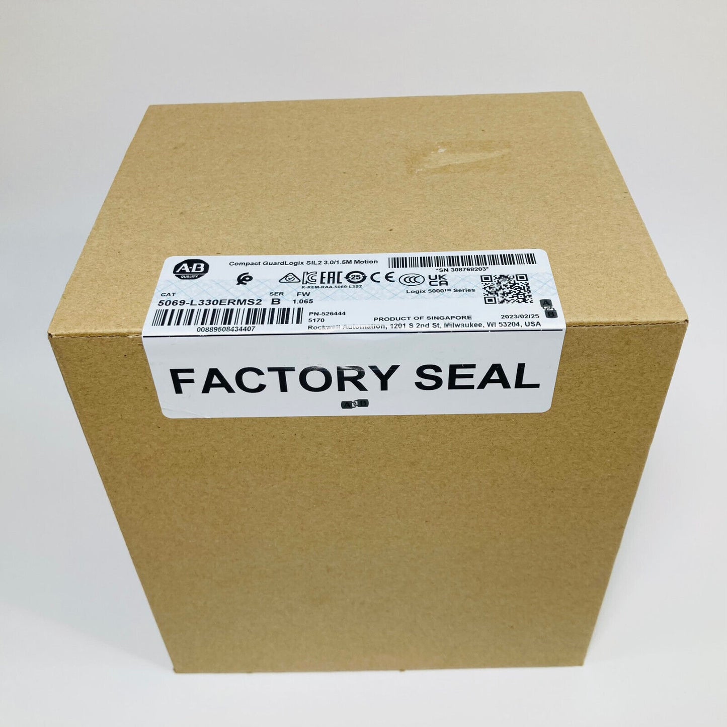 Sealed Allen Bradley 5069-L330ERMS2 5380 Safety Controller SHIP - ALLEN BRADLEY