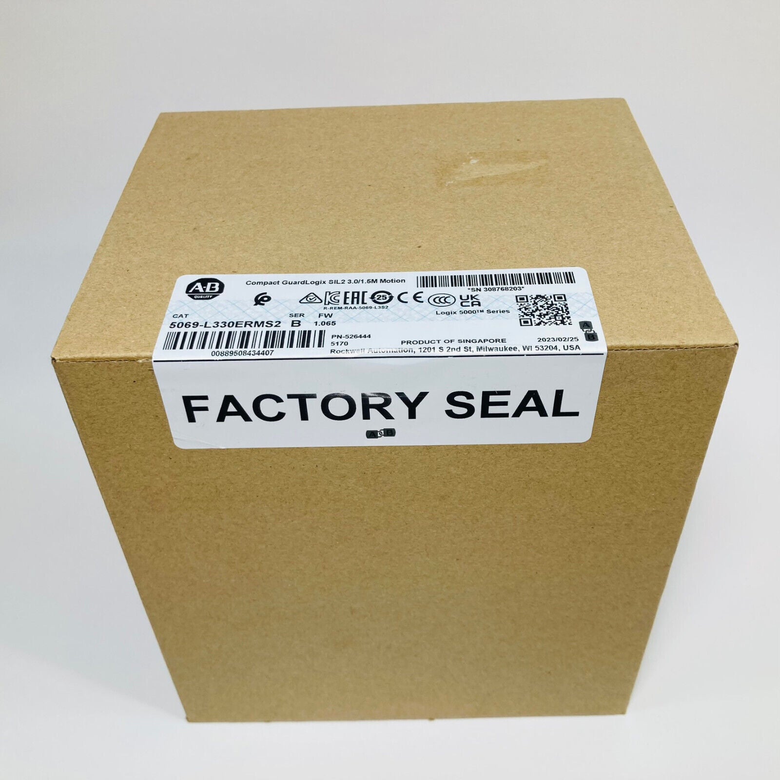 Sealed Allen Bradley 5069-L330ERMS2 5380 Safety Controller SHIP - ALLEN BRADLEY