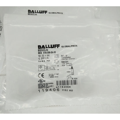 Proximity Sensor BALLUFF BES 516-356-S4-W Fast Response - BALLUFF