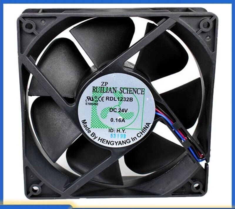 Xinruilian RDL1232B 24V 0.16A 12038 12CM 3-Wire Cooling Fan