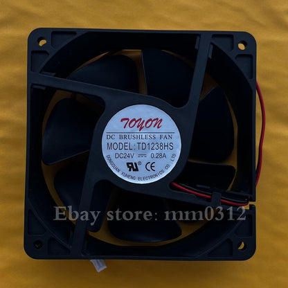 Toyon TD1238HS 24V 0.28A 12CM 12038 Cooling Fan