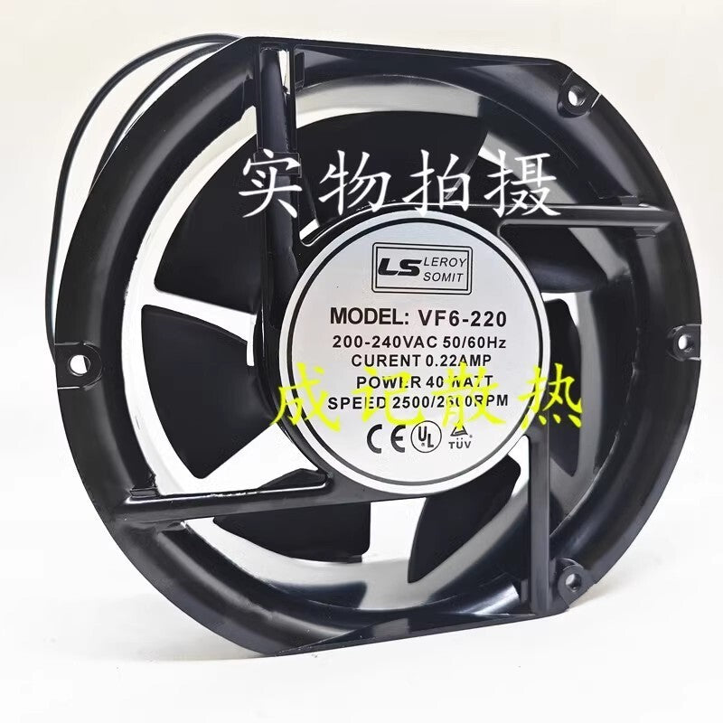 1PCS VF6-220 17251 AC200V-240V 0.22A 17CM Axial Inverter Cooling Fan