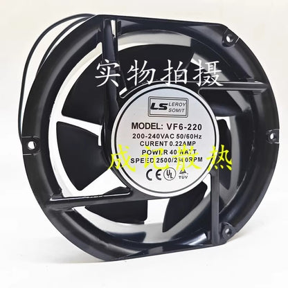 1PCS VF6-220 17251 AC200V-240V 0.22A 17CM Axial Inverter Cooling Fan