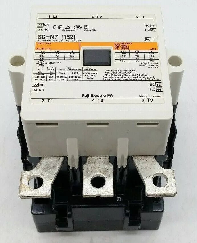 1PCS NEW In Box FUJI SC-N7 (152) 220 VAC AC Contactor SCN7 fuji