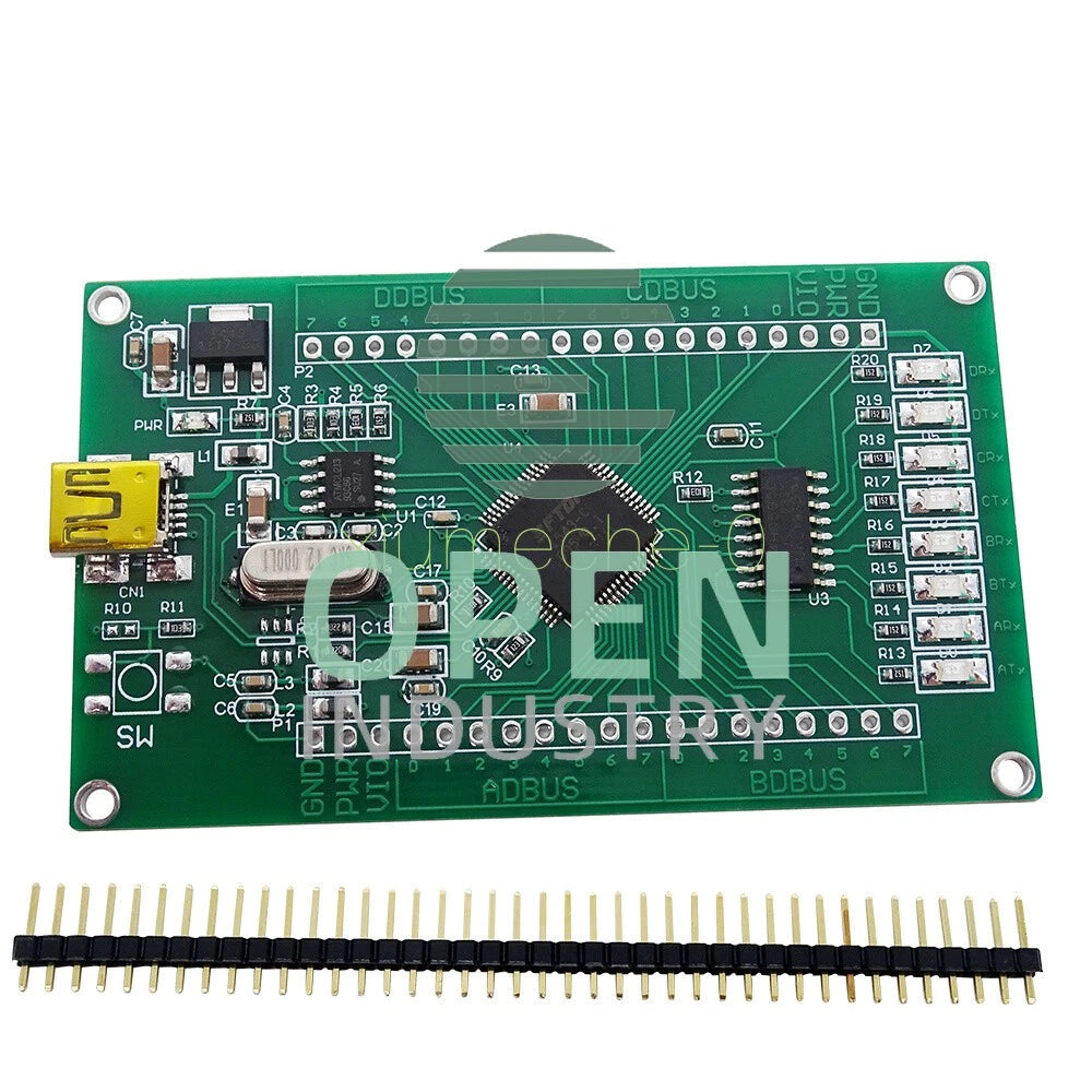USB 2.0 FT2232HL Development FT2232H USB to UART SPI I2C RS232 RS422 RS485 Board