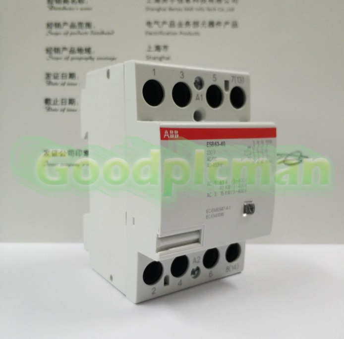 1PC ABB ESB63-40 GHE3691102R0006 230VAC/DC Contactor 4NO