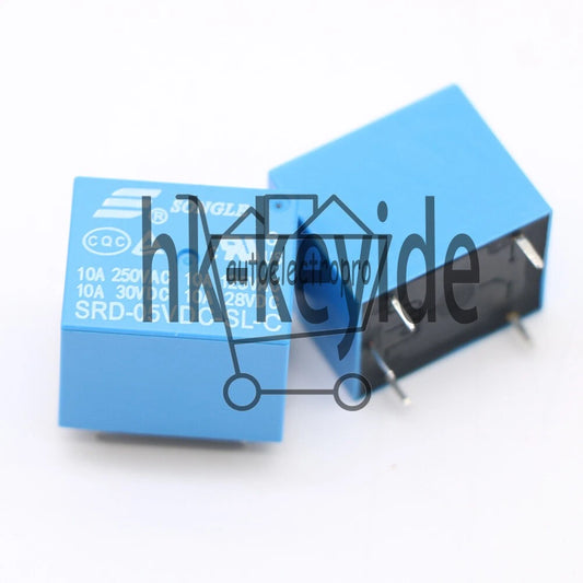 1pcs SRD-05VDC-SL-C 5 Pins SONGLE Power Relay 5V DC SPDT PCB Type SRD-5VDC-SL-C