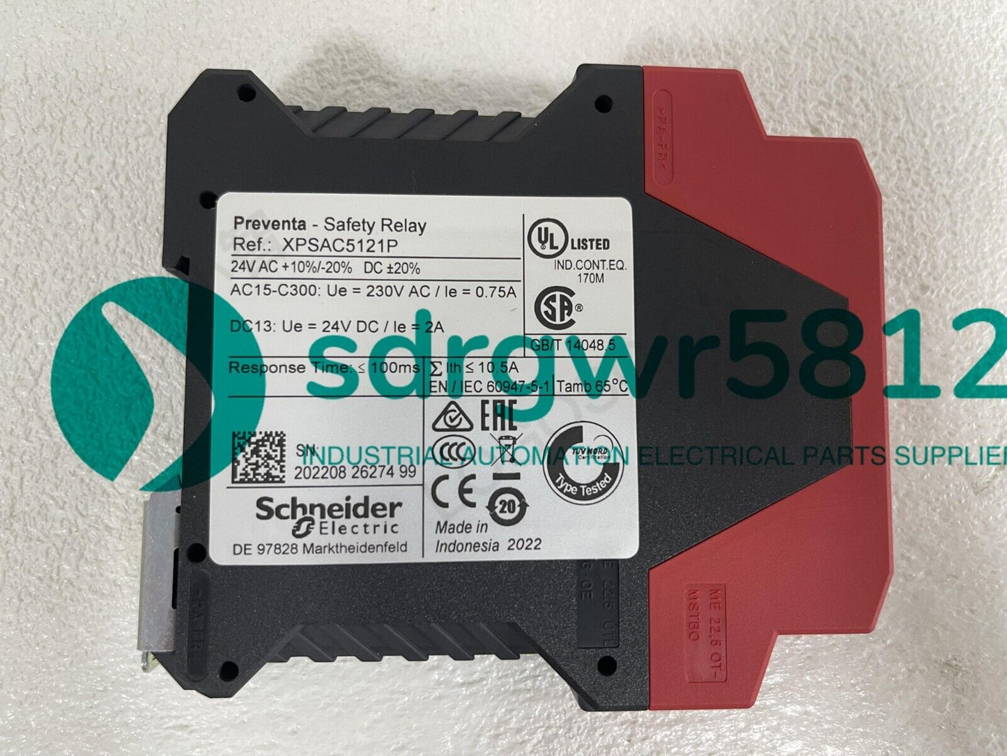 Schneider XPSAC5121P Safety Relay with Box - SCHNEIDER