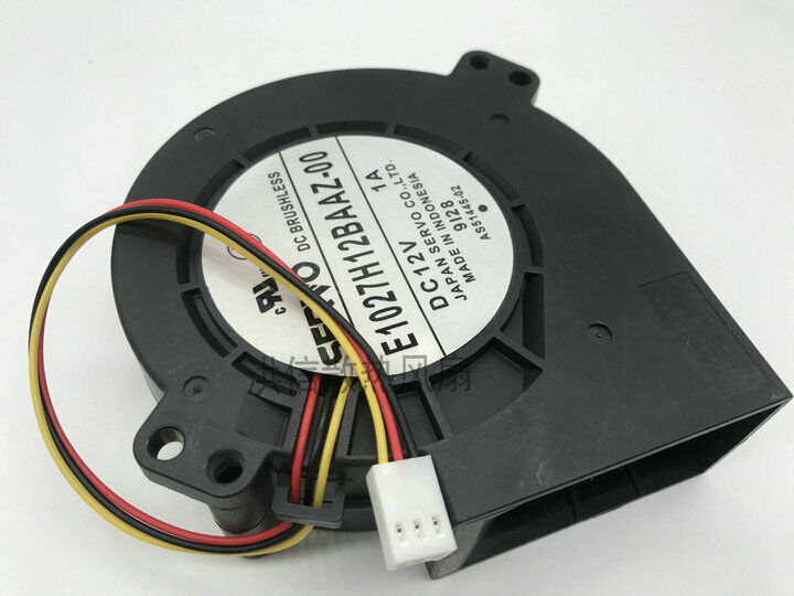 new SERVO E1027H12BAAZ-00 DC12V 1A 9733 3-wire turbo fan blower - SERVO