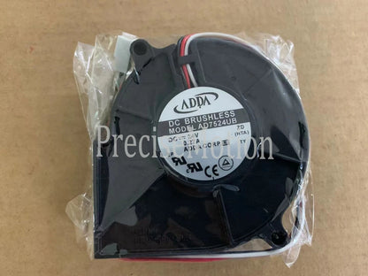 1PC AD7524UB for ADDA DC 24V 75*30MM radiator blower fan