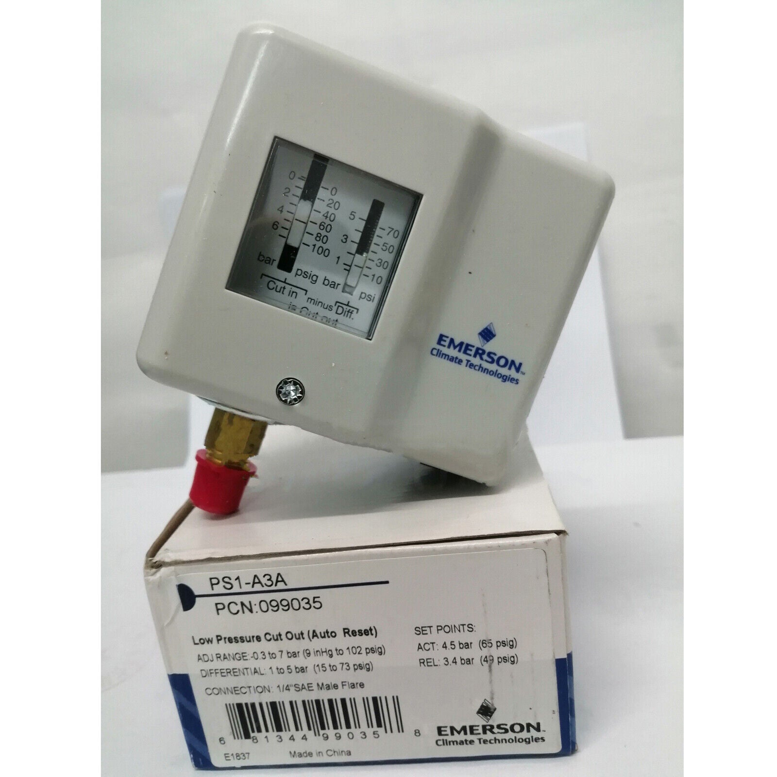 new 1PCS  FOR EMERSON PS1-A3A pressure controller FAST SHIP#XR