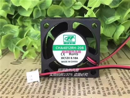 new 1PCS C&C CHA4012RH-20B DC12V 0.18A 4CM 2-Pin Inverter Cooling Fan