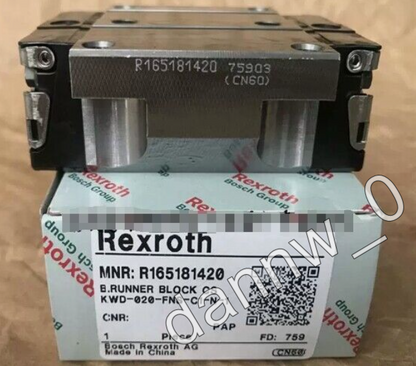 new 1PC in box Rexroth R165181420 Linear bearing Linear Guide Slider - REXROTH