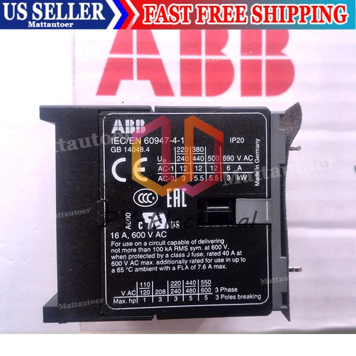 ABB IEC/EN60947-4-1 Contactor