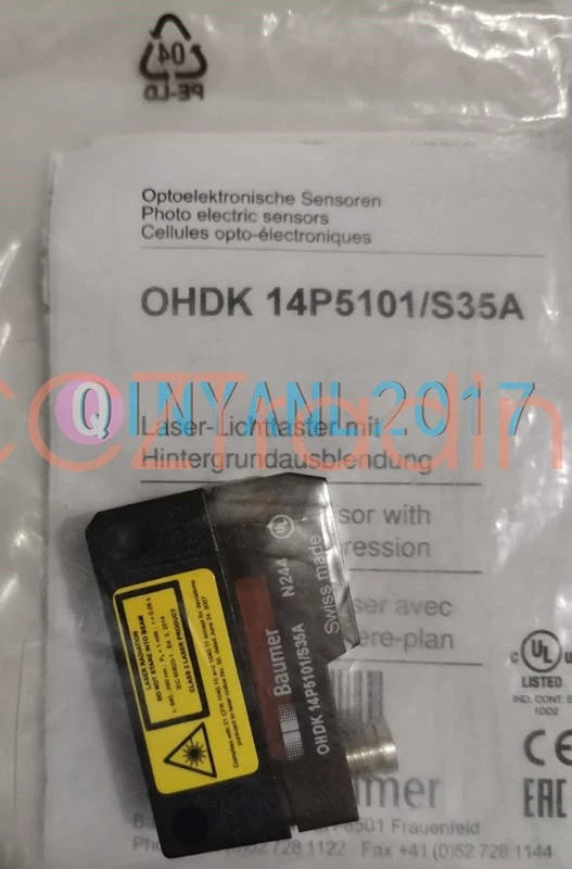 1PC Baumer OHDK 14P5101/S35A Photoelectric Sensor
