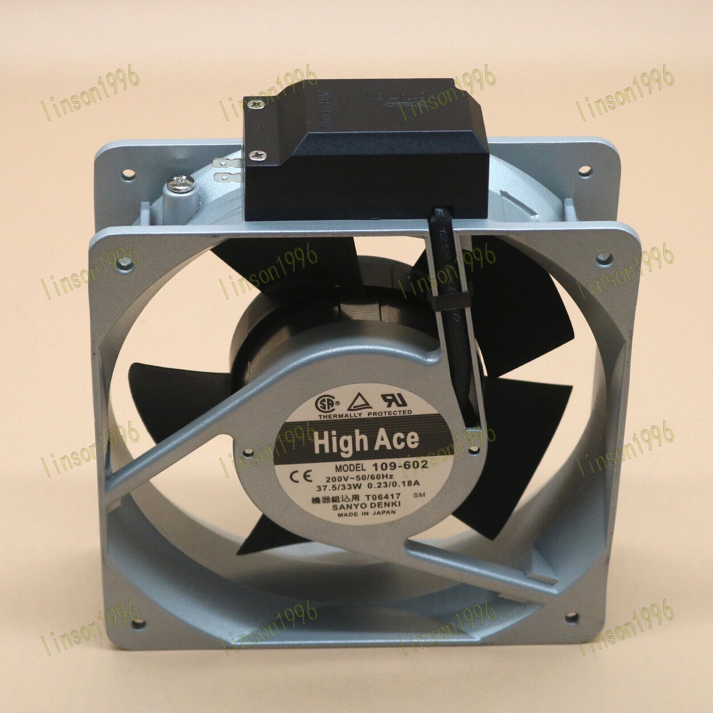 SANYO 109-602 200V 37.5W/33W 50/60Hz Fast Fan - SANYO DENKI