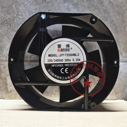 CABER JY17250HBL2 17251 AC220/240V 0.25A Cooling Fan