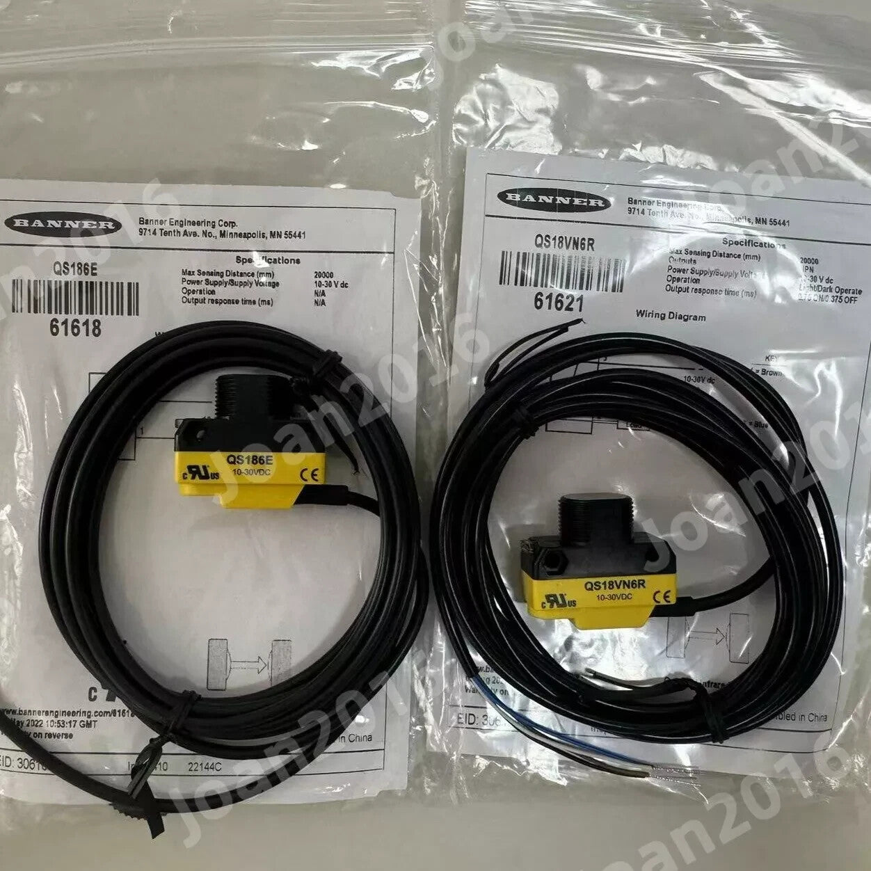 new 1PCS BANNER Photoelectric Switch QS18VN6R+QS186E