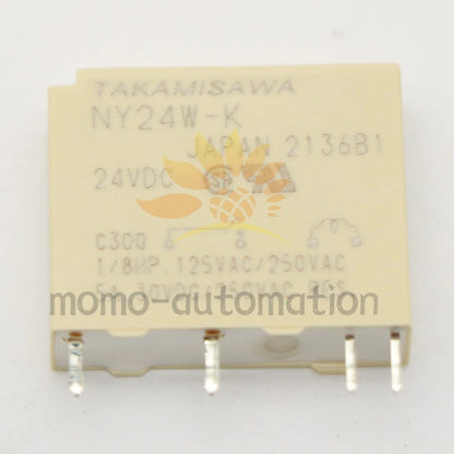 5PCS TAKAMISAWA NY24W-K 24VDC DC24V Power Relay 4Pins 5A