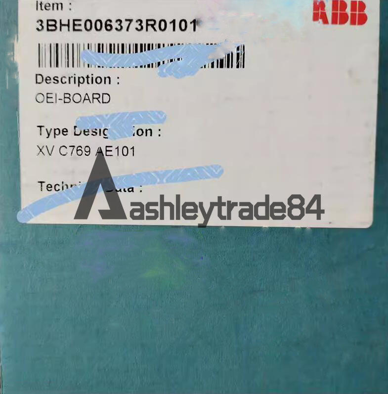 new 1PCS  ABB 3BHE006373R0101 XVC769AE101 module