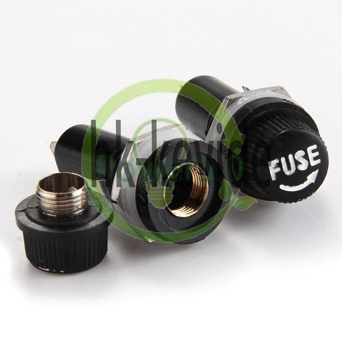 Set Safety Panel Mount Fuse Holder 5x20mm 10A 250V AC 15A 125V AC M 5PCS