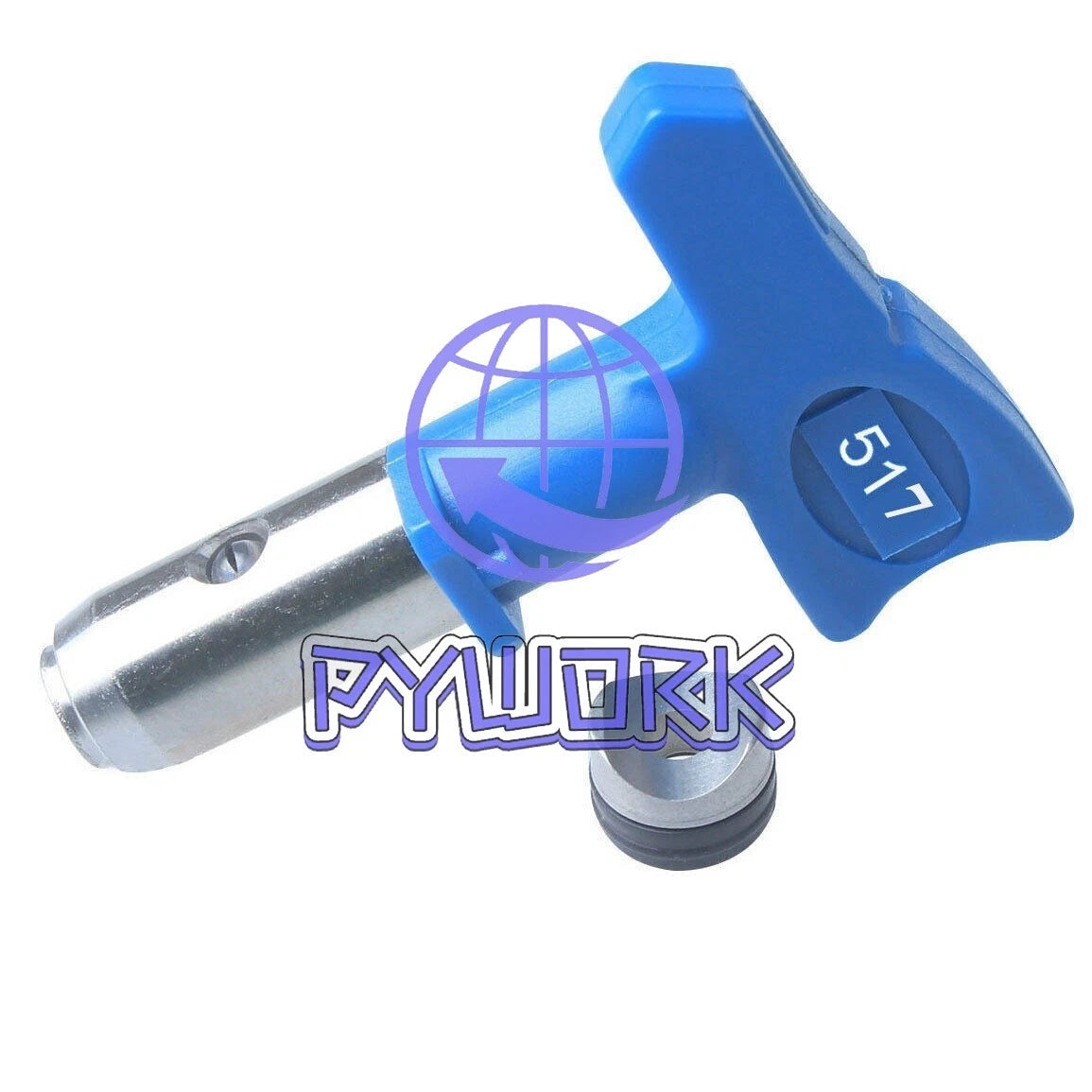 1PCS Paint Gun Pole Extensions w/ 517 Tip for Clean Shot Shut-Off Valve 287030
