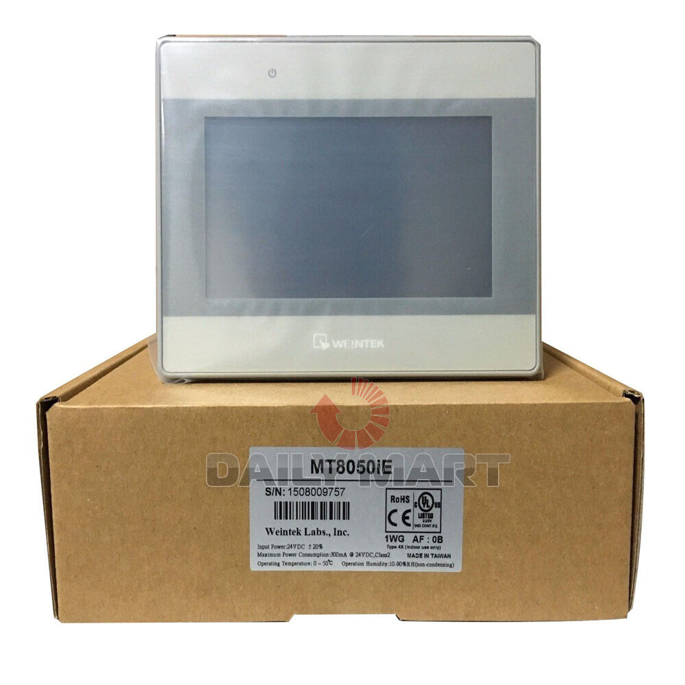 new In Box WEINTEK MT8050iE 4.3" TFT LCD Human Machine Interface HMI Display - WEINTEK