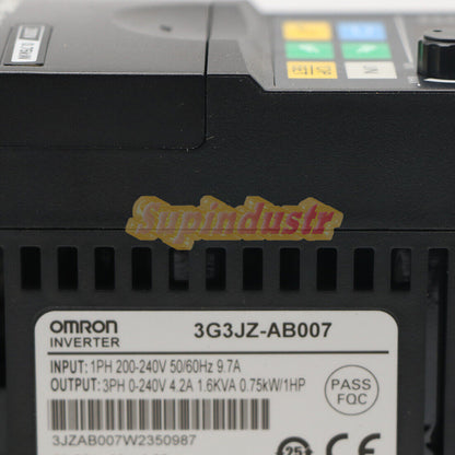 OMRON SYSDRIVE 3G3JZ Inverter Model: 3G3JZAB007 - OMRON