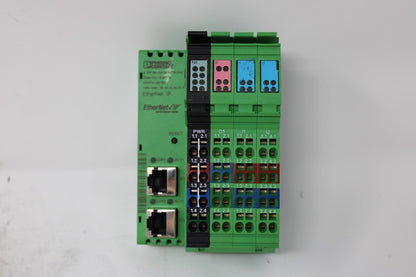 used Phoenix Contact IL EIP BK DI8 DO4 2TX-PAC Ethernet/IP Bus Coupler 2897758 - PHOENIX CONTACT