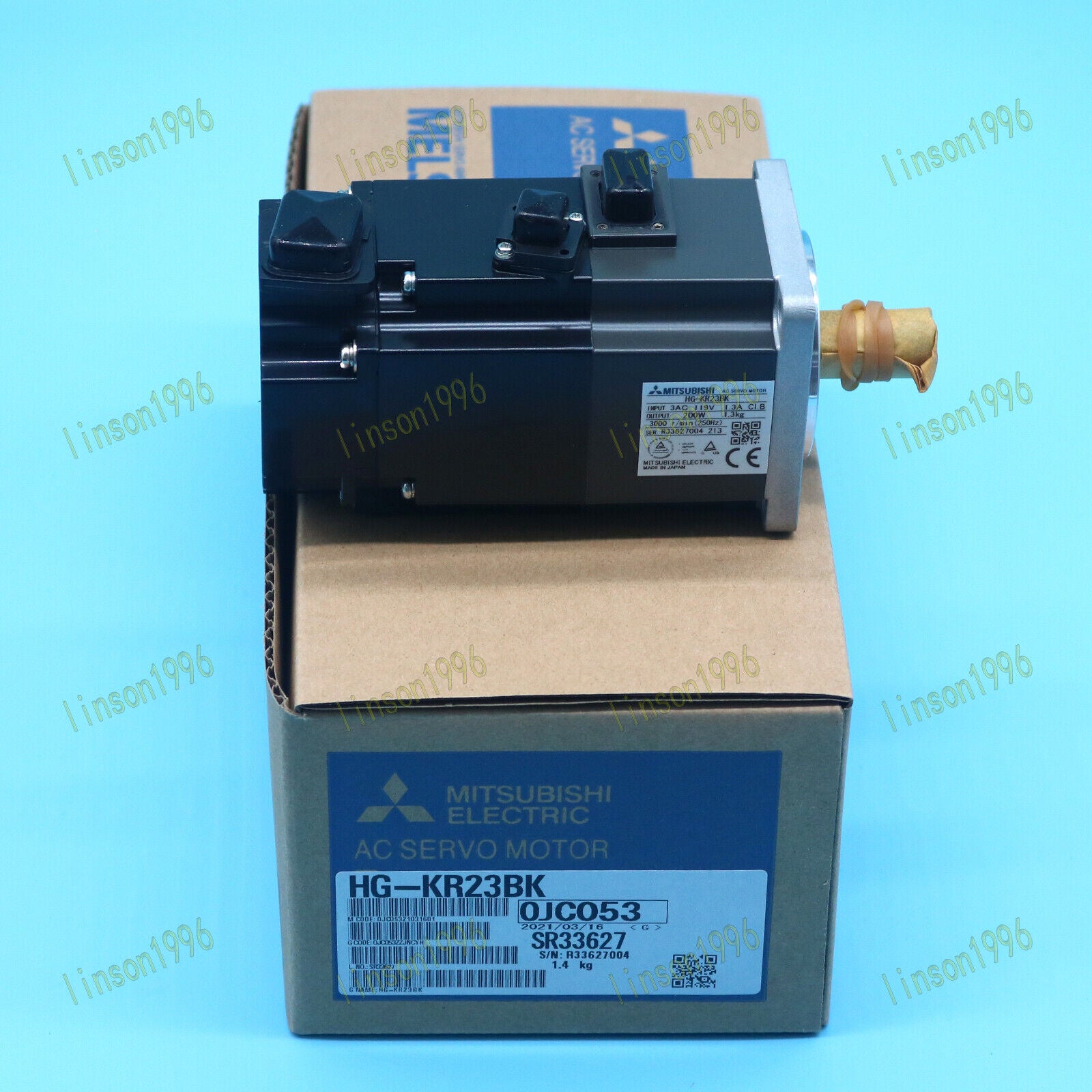 Mitsubishi AC Servo Motor HG-KR23BK - MITSUBISHI