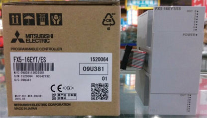 Mitsubishi New FX5-16EYT/ES PLC One Year - MITSUBISHI