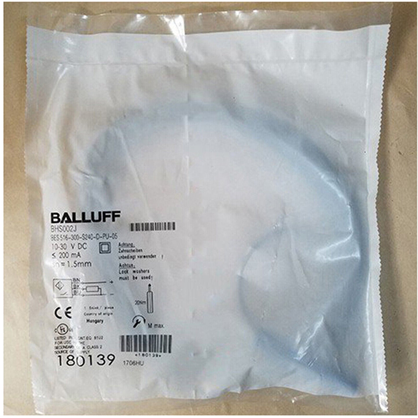 Balluff 516-300 Proximity sensor, Fast 1PC - BALLUFF