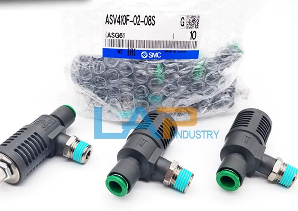 10PCS SMC Exhaust Throttle Valve ASV410F-02-08S - New - SMC