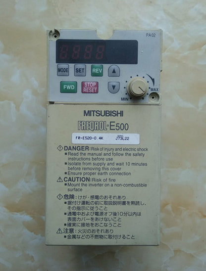 Used Mitsubishi FR-E520-0.4K 220V - MITSUBISHI